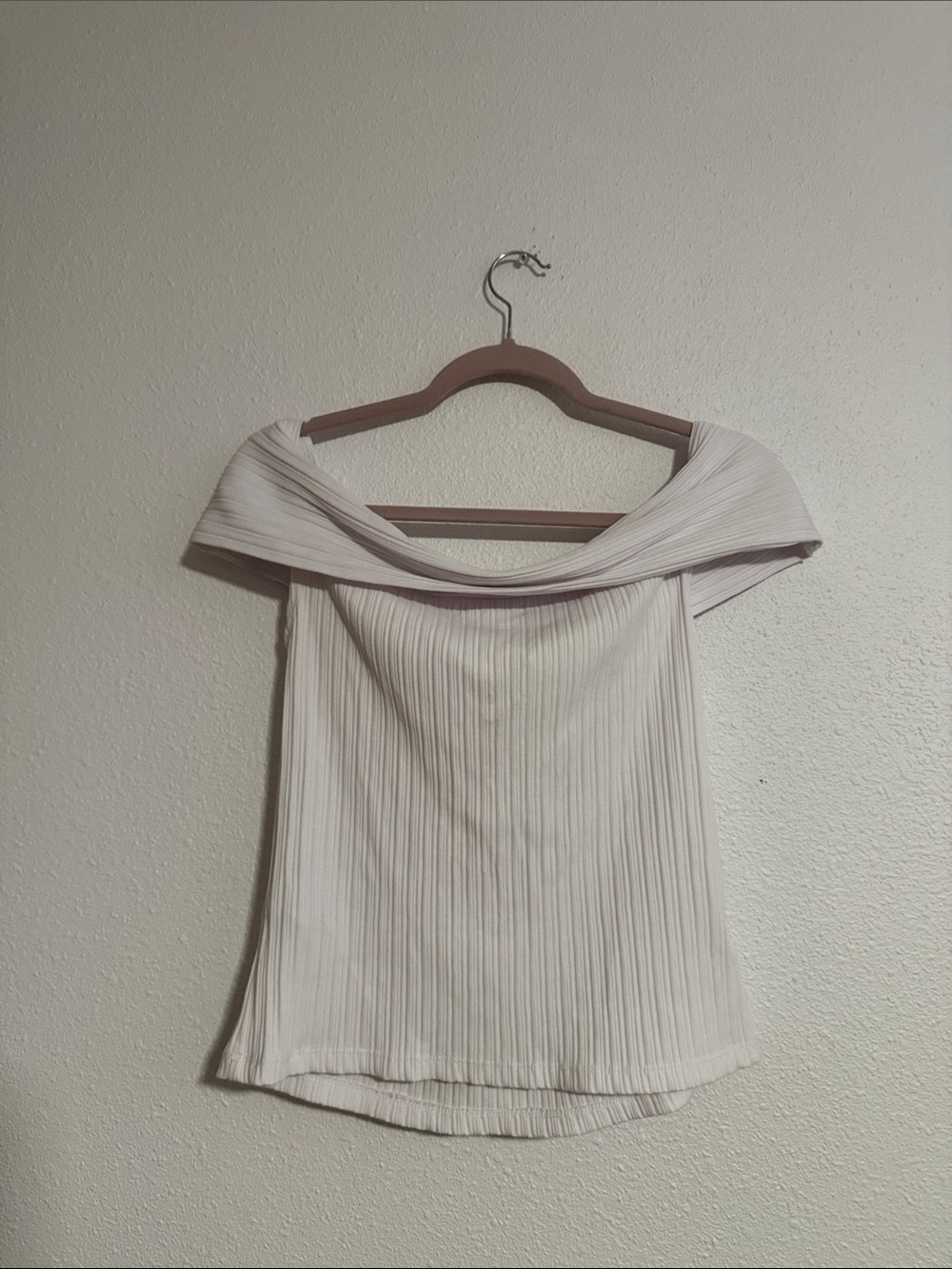 Madewell Ribbed Off-the-Shoulder Top - Picture 5 of 7